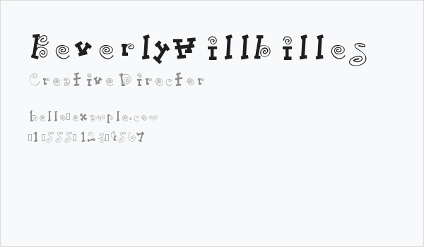 BeverlyHillbilles Business Card