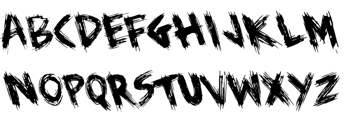 Beware of the Dog Font LOWERCASE