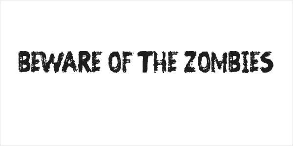 Beware of the Zombies Logo