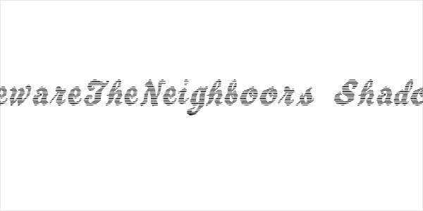 BewareTheNeighboors Shadow Logo
