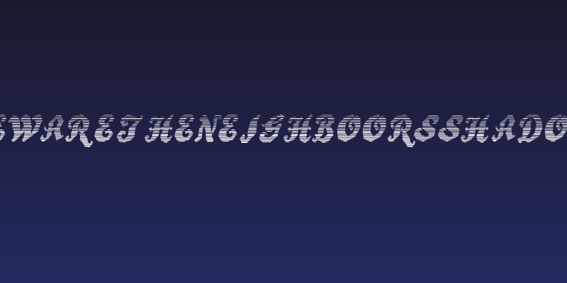 BewareTheNeighboorsShadow Social Header