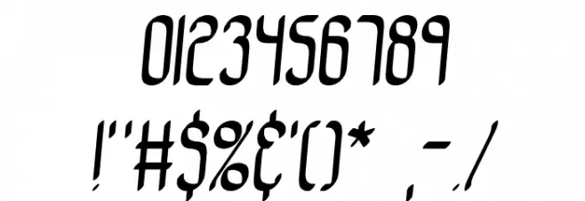 Bewilder BRK Font OTHER CHARS