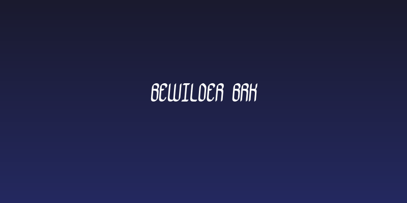 Bewilder BRK Social Header