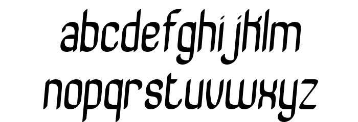 Bewilder BRK Font LOWERCASE