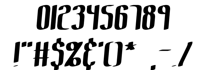 Bewilder Thick BRK Font OTHER CHARS