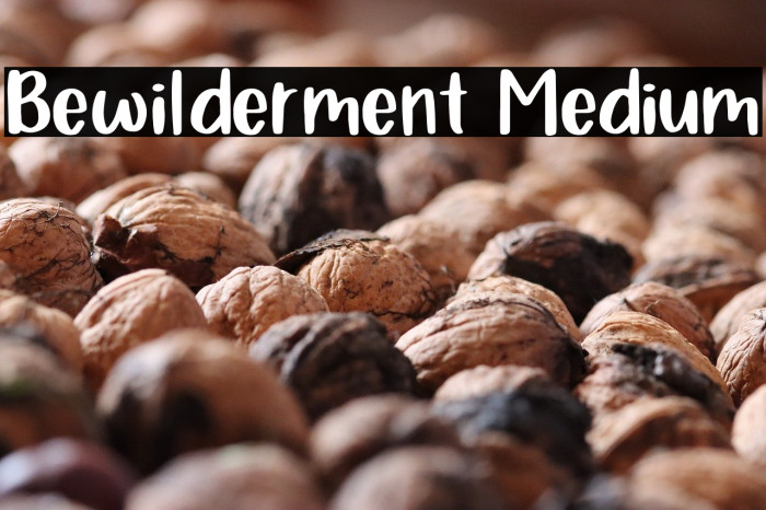 Bewilderment Medium Example 1