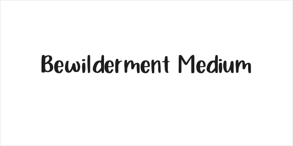 Bewilderment Medium Logo