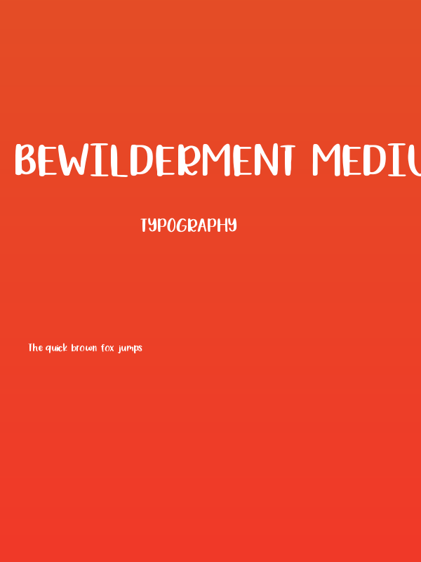 Bewilderment Medium Poster