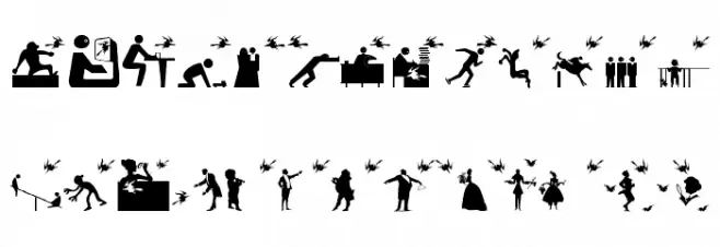 Bewitched خط أحرف كبيرة