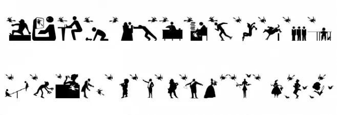 Bewitched خط أحرف صغيرة