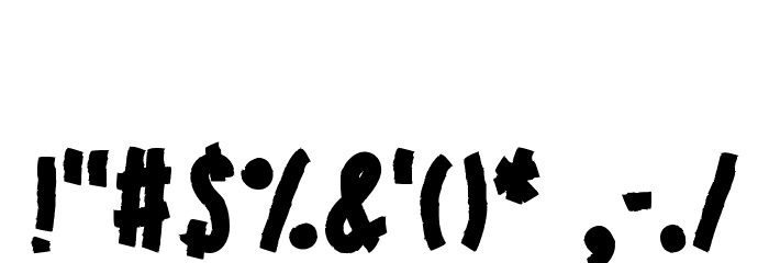 Bexirow - Personal Use Only Font OTHER CHARS