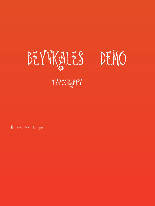 Beynkales Demo Poster