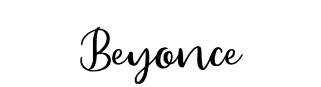 Beyonce  Descarca Fonturi Gratis
