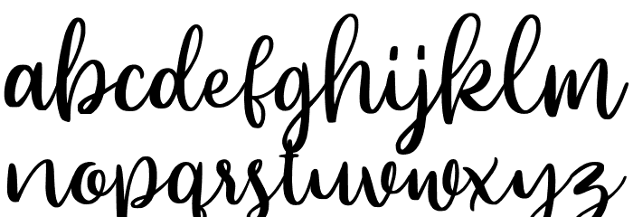 Beyonce Font LOWERCASE