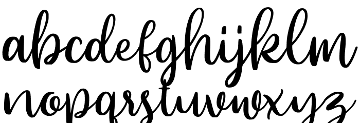 Beyonce Font LOWERCASE