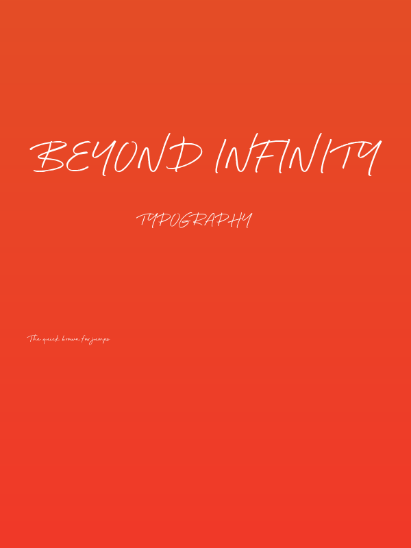 Beyond Infinity Poster