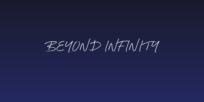Beyond Infinity Social Header