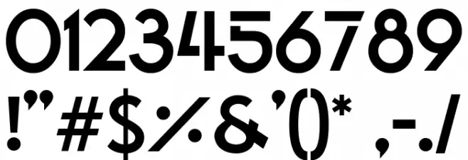 Beyond Mars Font OTHER CHARS