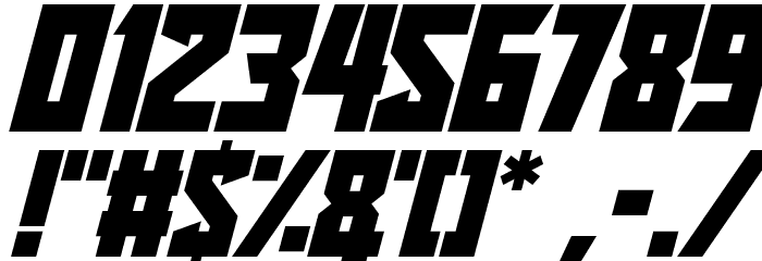 Beyond The Stars Italic Font OTHER CHARS