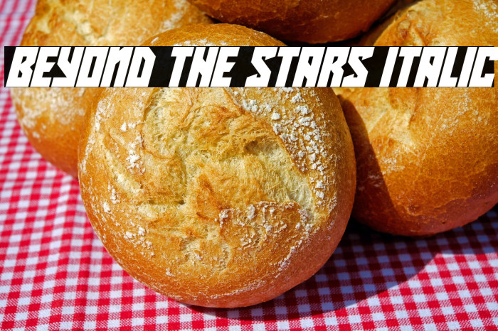 Beyond The Stars Italic Example 3