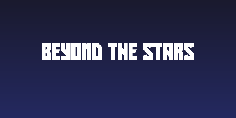Beyond The Stars Social Header