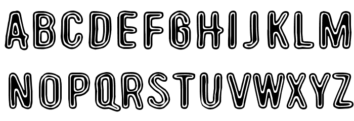 Beyond These Things Font LOWERCASE