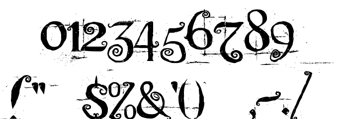 Beyond Wonderland Font OTHER CHARS