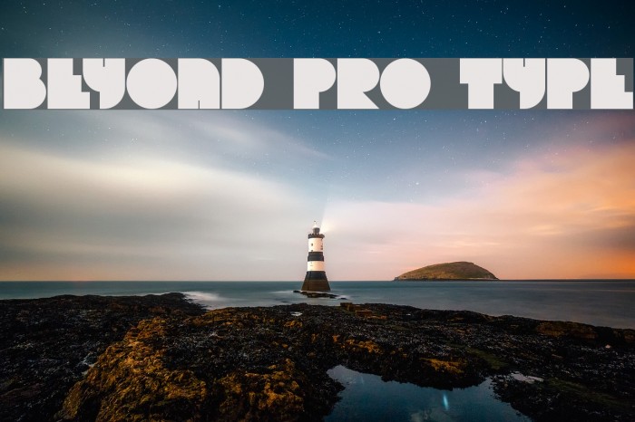 Beyond pro type Font examples