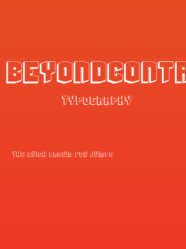 BeyondControl Poster