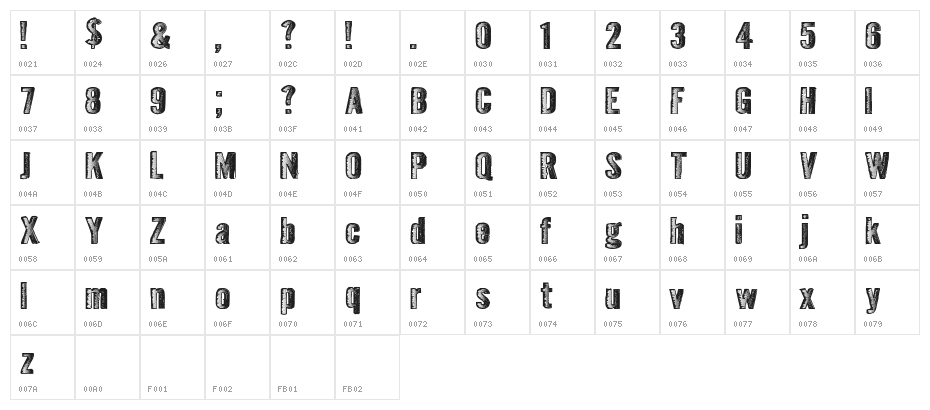 BeyondSpace Character Map
