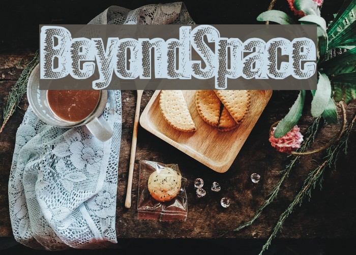 BeyondSpace Font examples