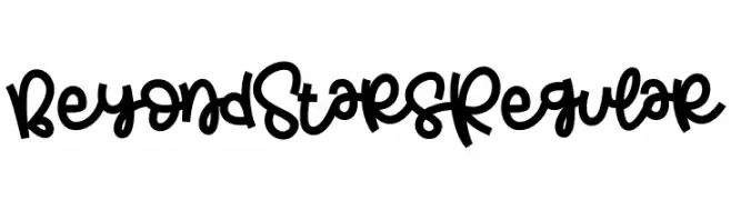 BeyondStarsRegular  Frei Schriftart Herunterladen