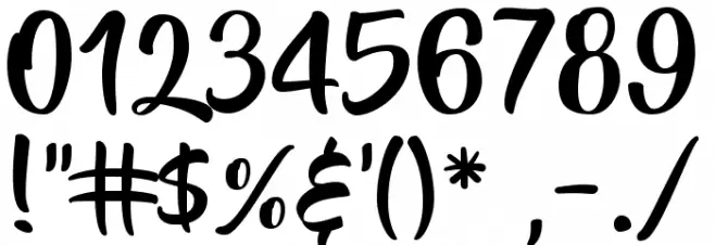 BeyondTheMountains Font OTHER CHARS