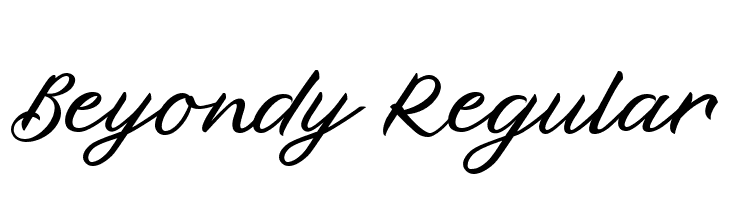 Beyondy Regular  नि: शुल्क फ़ॉन्ट्स डाउनलोड