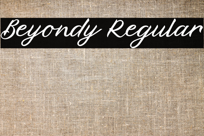 Beyondy Regular Example 1