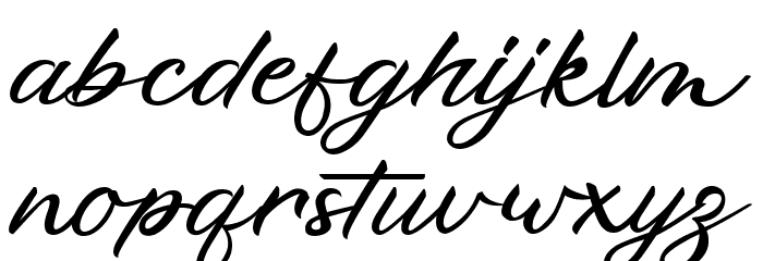 Beyondy Regular Font LOWERCASE