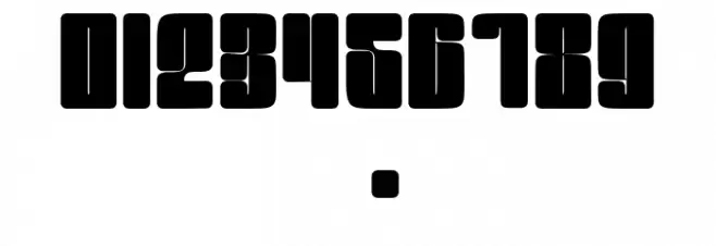 Bezamin Harison Regular Font OTHER CHARS