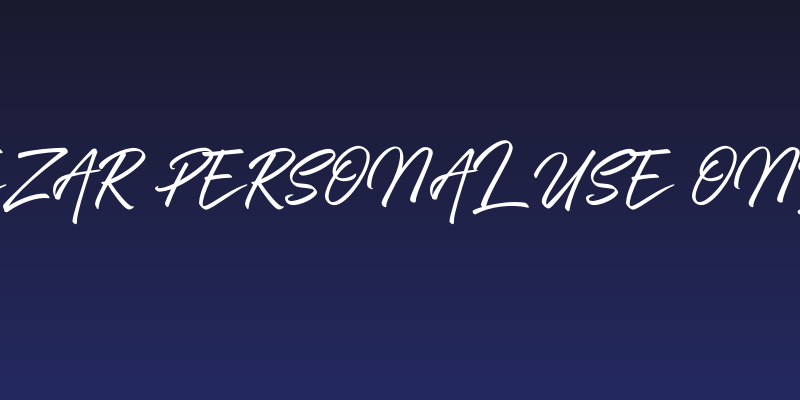 Bezar PERSONAL USE ONLY Social Header
