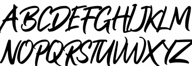 Bezitta Font UPPERCASE