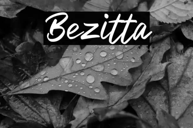 Bezitta Font examples