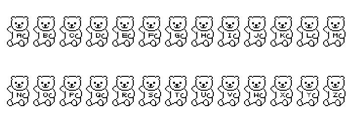 beaaaar Font LOWERCASE