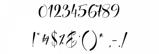 beach loves Regular Font OTHER CHARS