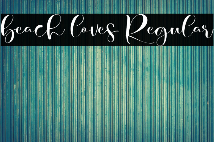 beach loves Regular Example 1