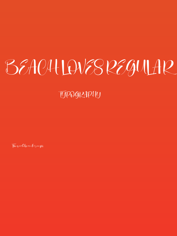 beach loves Regular Poster