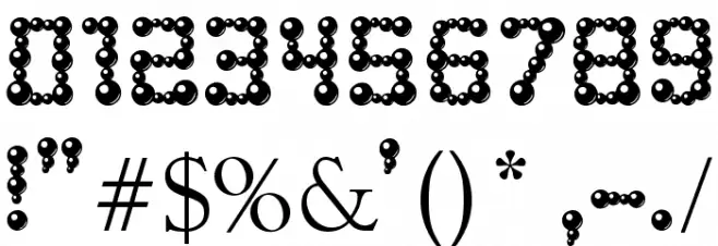 bear balling Font Alte caractere