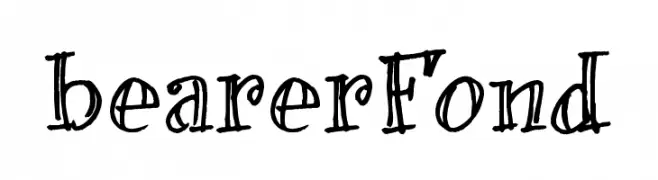 bearerFond  Fuentes Gratis Descargar