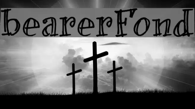 bearerFond Font examples