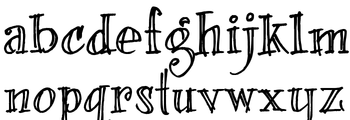 bearerFond Font LOWERCASE