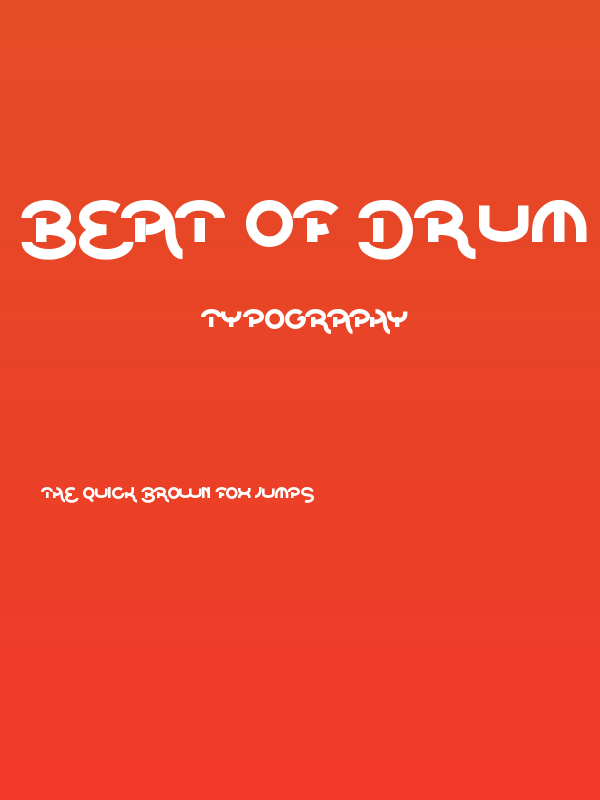 beat of drum Poster