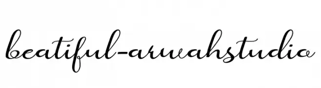 beatiful-arwahstudio  Fuentes Gratis Descargar